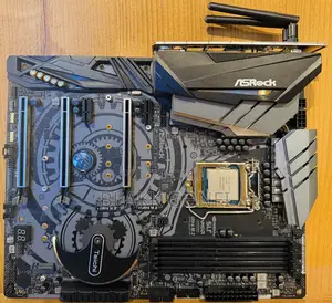 I7- 9th Gen Cpu + Asrock Z390 Taichi RGB Wifi Board