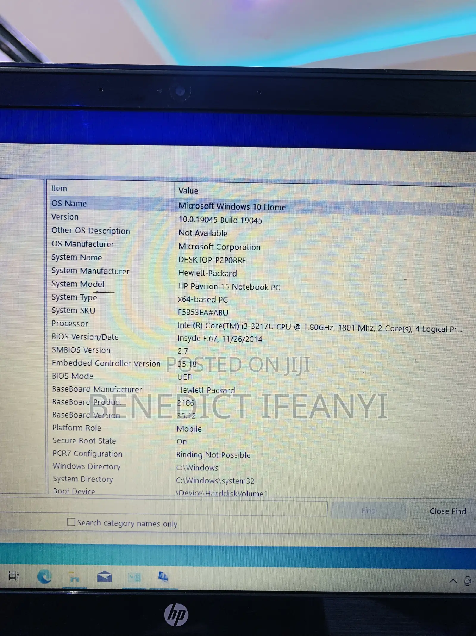 Laptop HP Pavilion 15 8GB Intel Core i3 HDD 1T