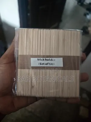 Wooden Wick Holder (Set of 50)