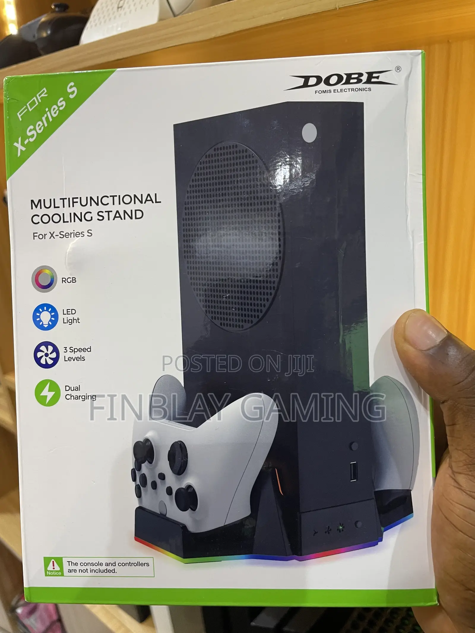 Xbox Series S Cooling Stand With Controller Rechargeable Battery