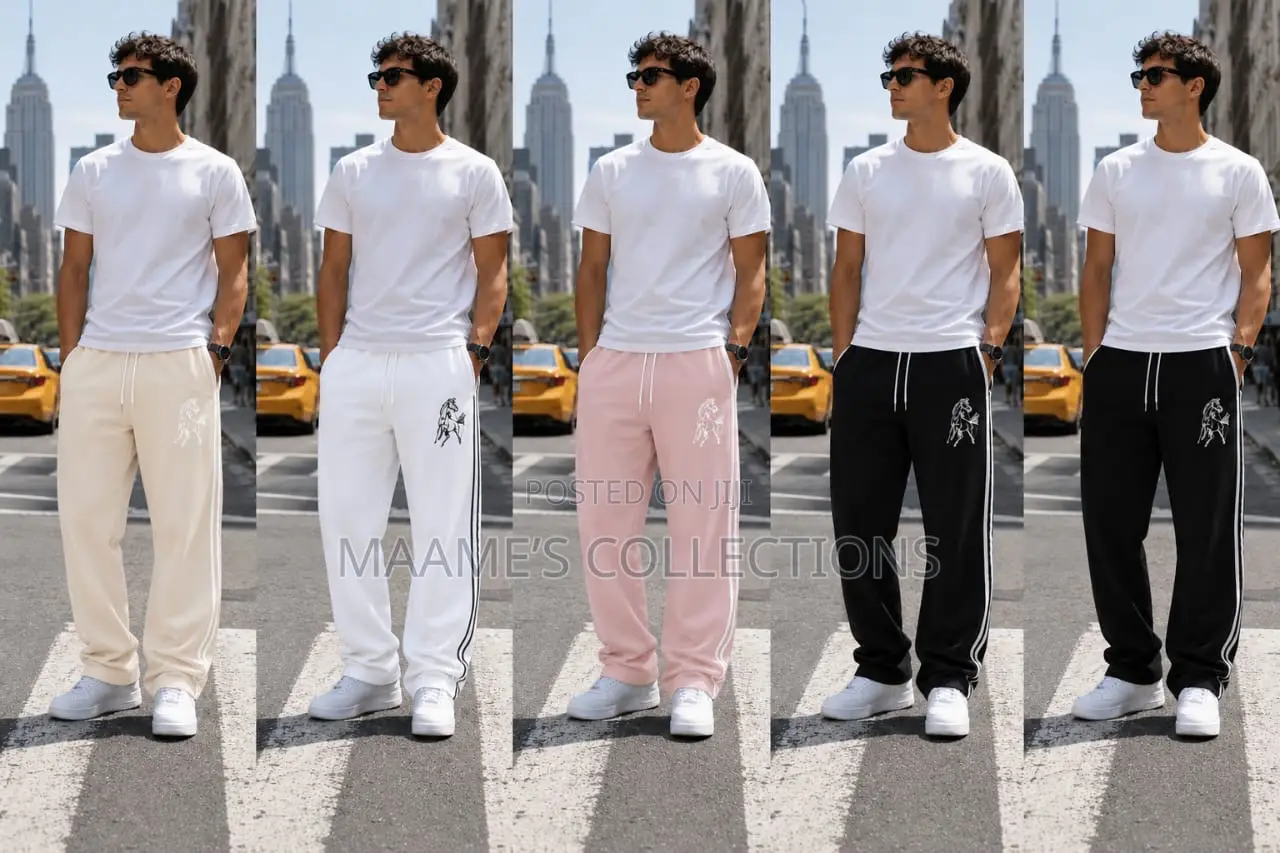 New Style Men's Loose Straight-Leg Casual Sports Sweatpants / Joggers