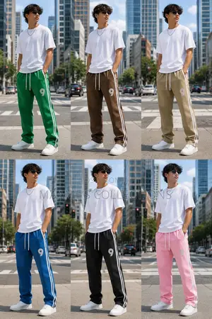 New Style Men's Loose Straight-Leg Casual Sports Sweatpants / Joggers
