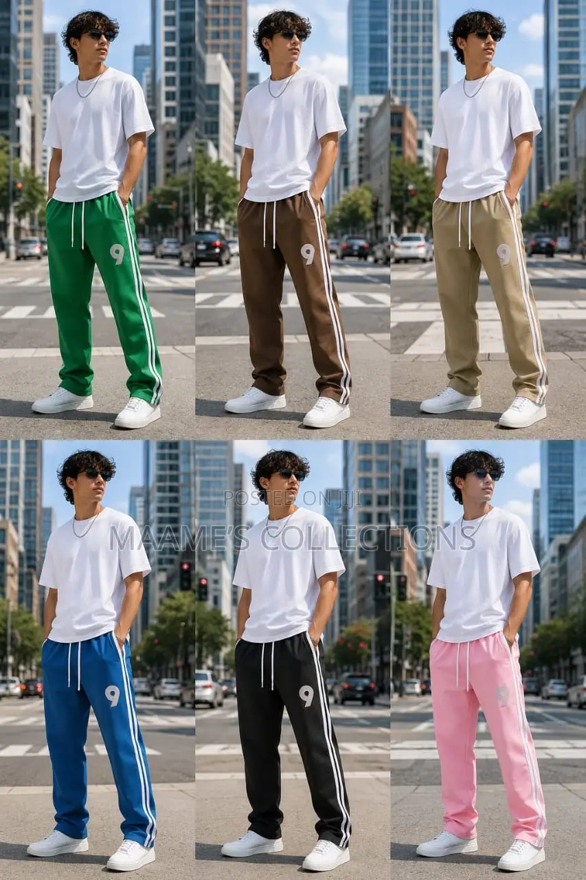 New Style Men's Loose Straight-Leg Casual Sports Sweatpants / Joggers