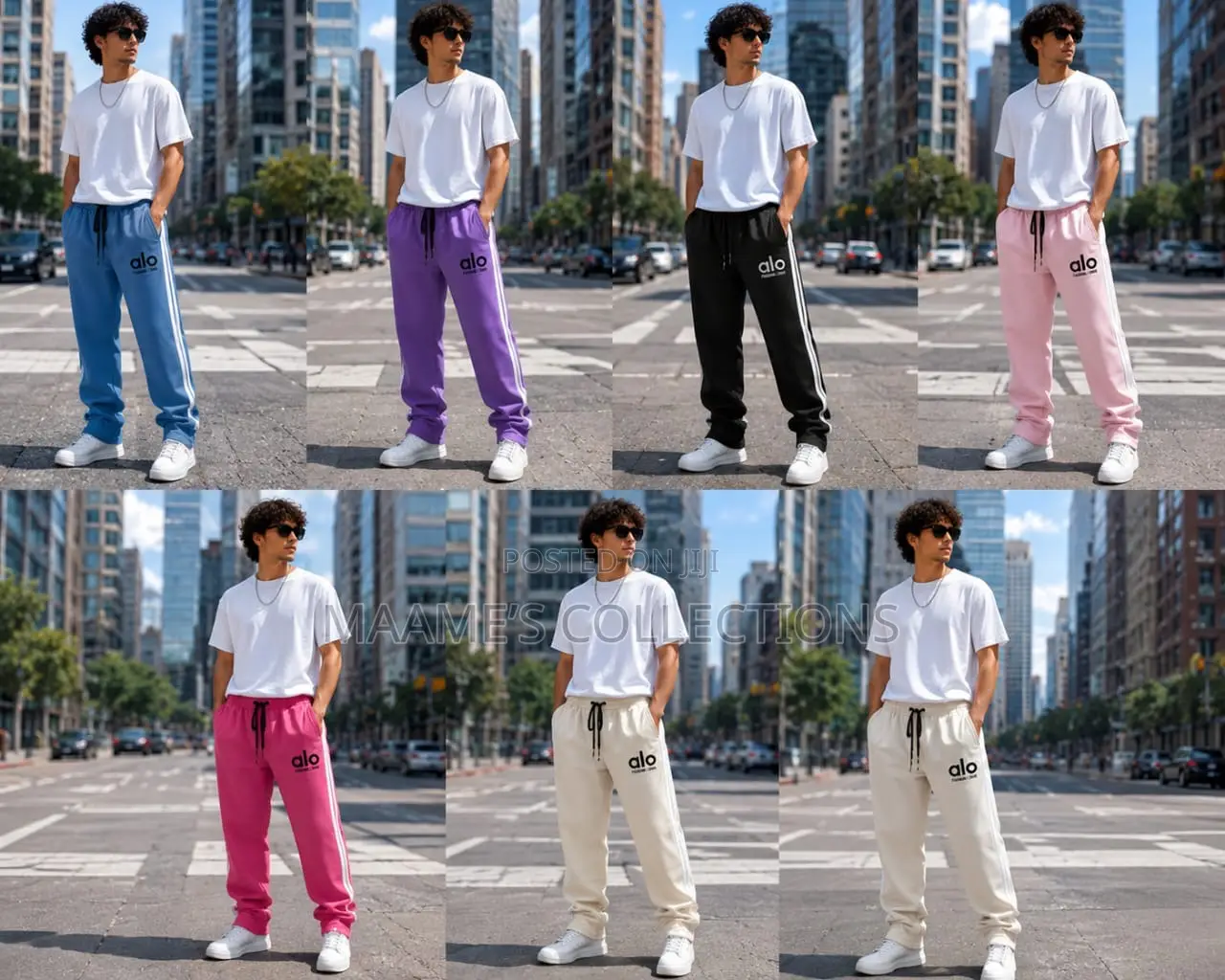 New Style Men's Loose Straight-Leg Casual Sports Sweatpants / Joggers