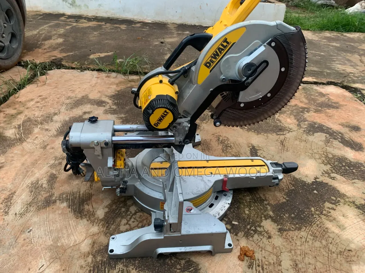 This Is Dewalt Dw718 Sliding Miter Saw From Usa, It a Double Bevel