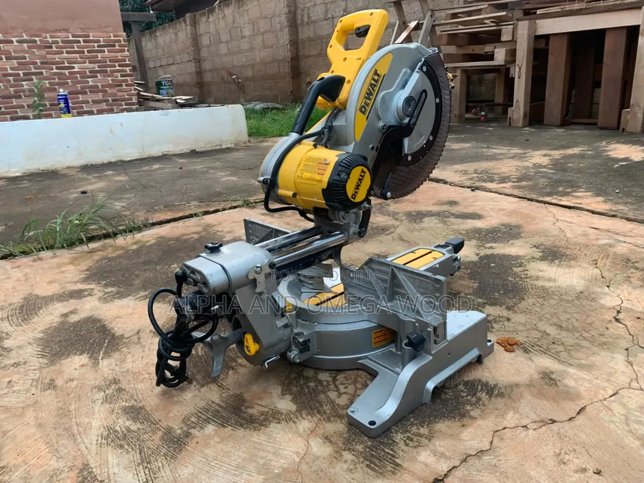 This Is Dewalt Dw718 Sliding Miter Saw From Usa, It a Double Bevel