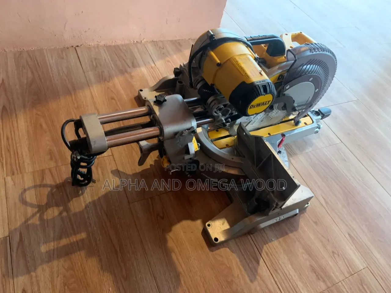 This Is Dewalt Dw718 Sliding Miter Saw From Usa, It a Double Bevel