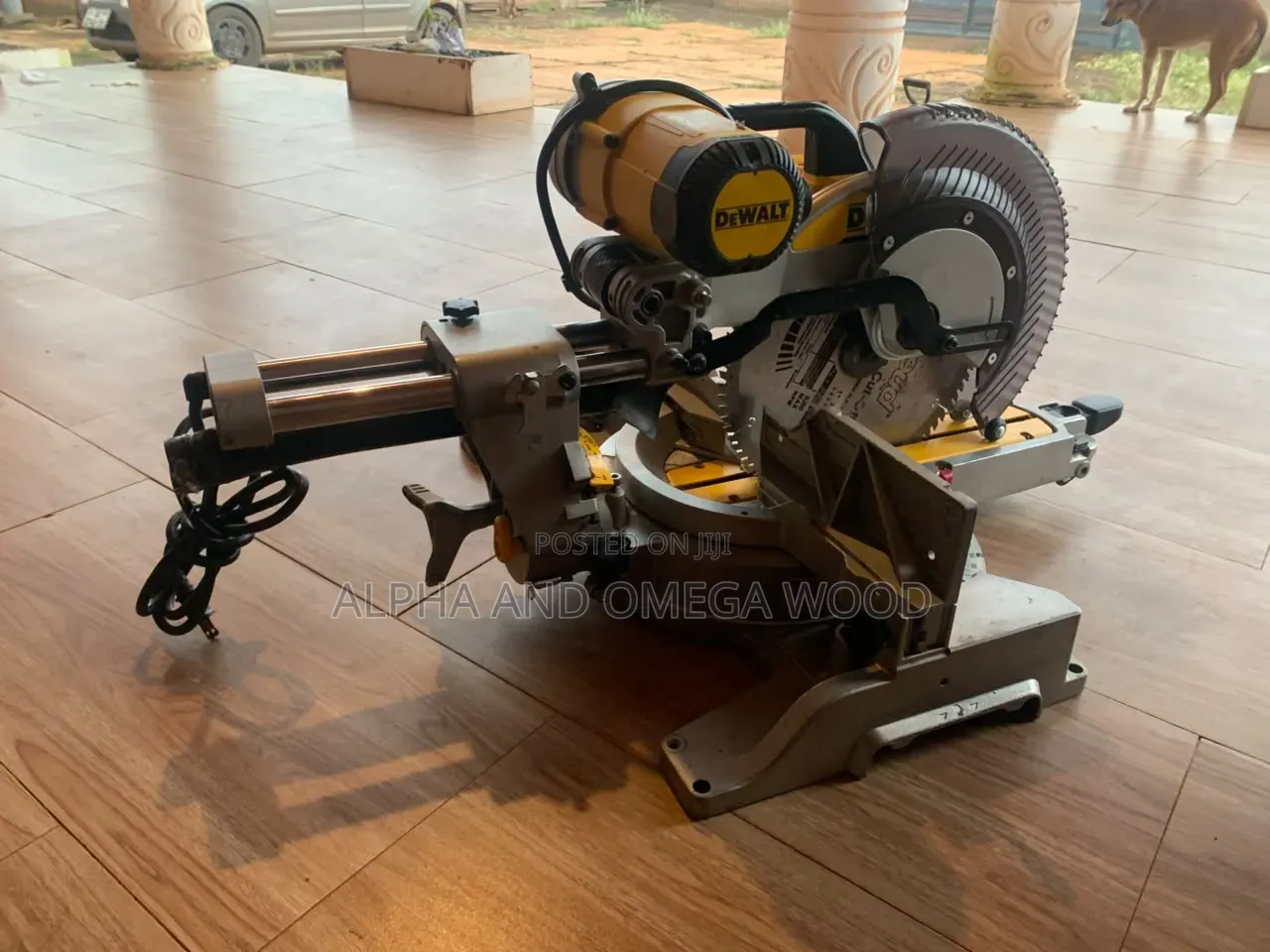 This Is Dewalt Dw718 Sliding Miter Saw From Usa, It a Double Bevel