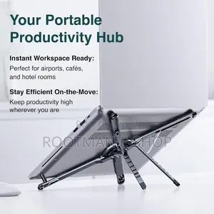 Aluminium Alloy Folding and Adjustable Stand for Laptop,Mobile iPad