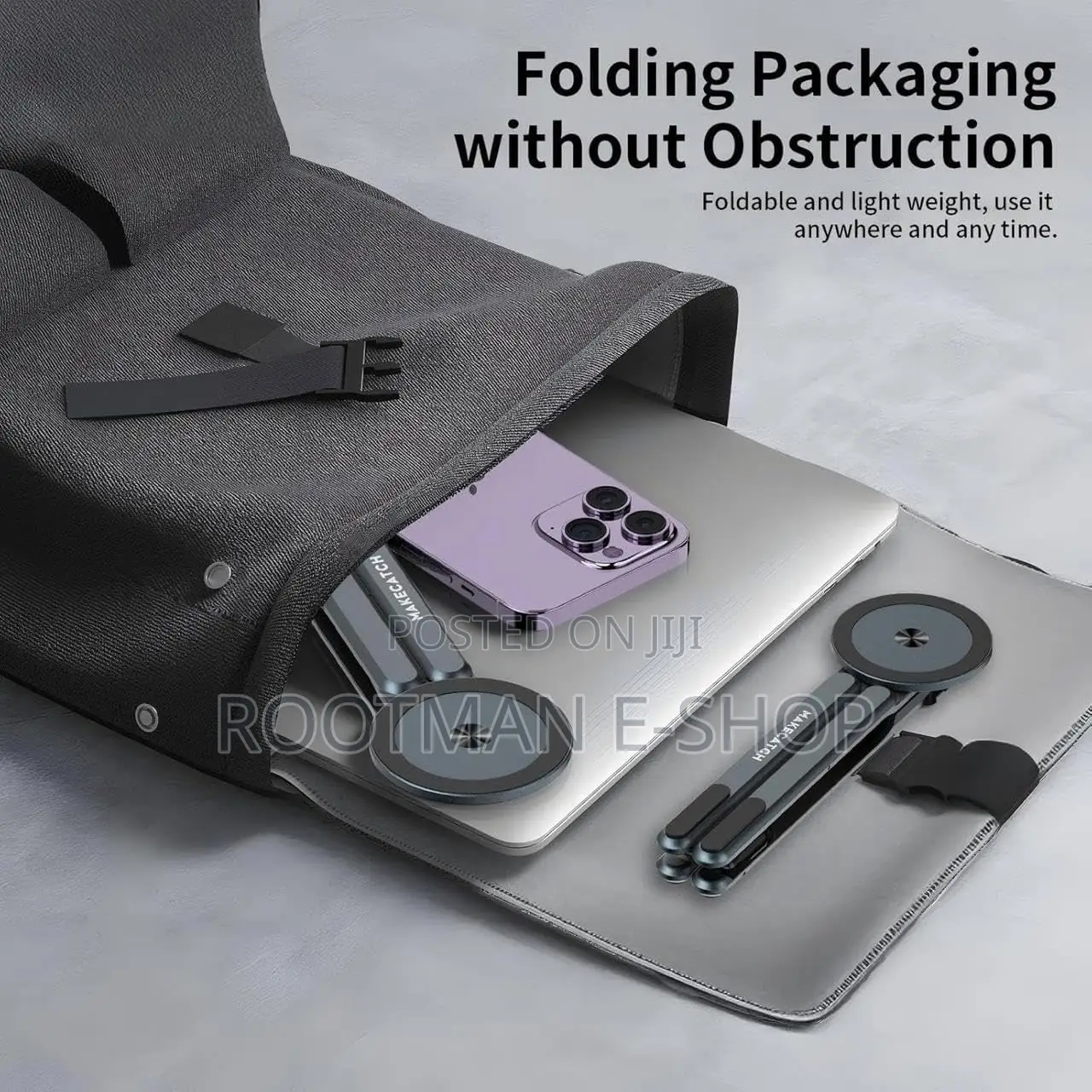 Aluminium Alloy Folding and Adjustable Stand for Laptop,Mobile iPad