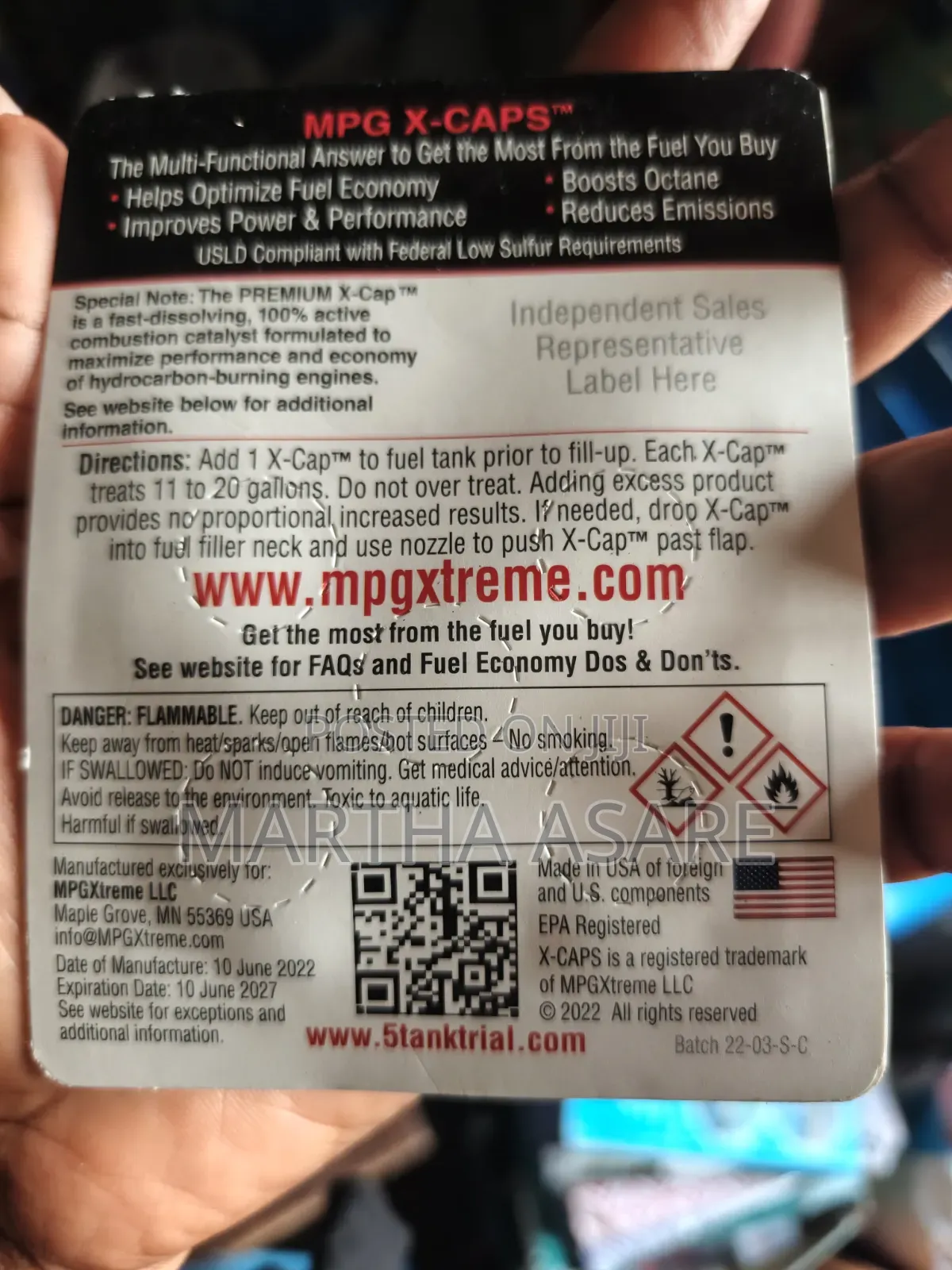 It Is a Fuel Catalyst Tablet (0.5g Each)