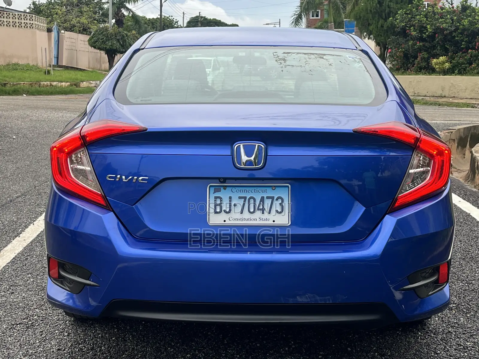 Honda Civic EX 4dr Sedan (1.5L 4cyl) 2016 Blue