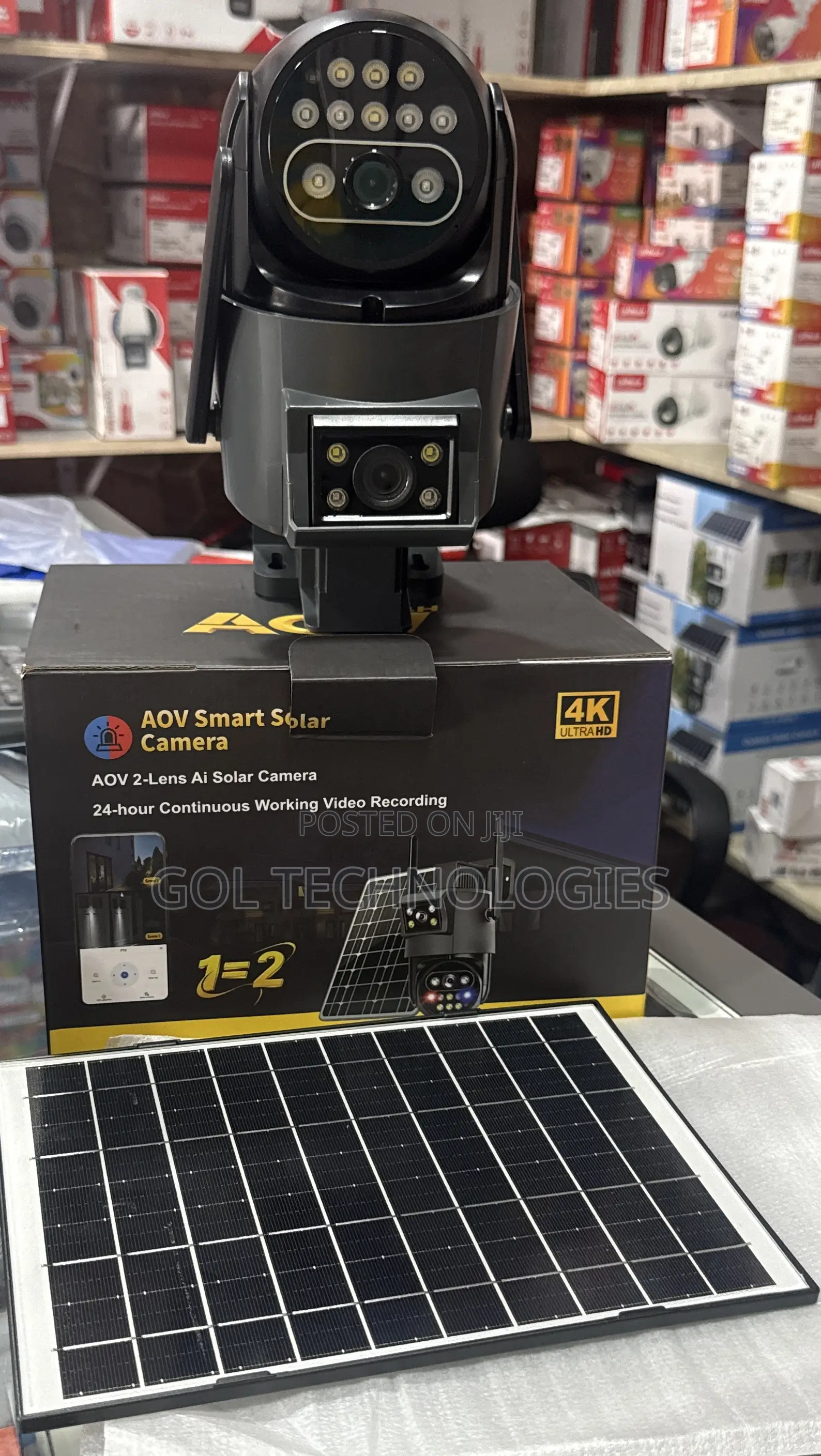 Aov 2-Lens Ai Solar Camera S12