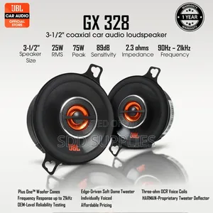 JBL 3.5" Gx328 High End Coaxial Two-Way Car Speaker