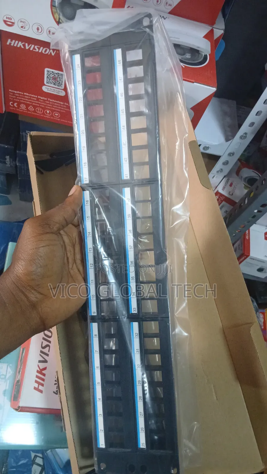 48port Patch Panel Pass Through