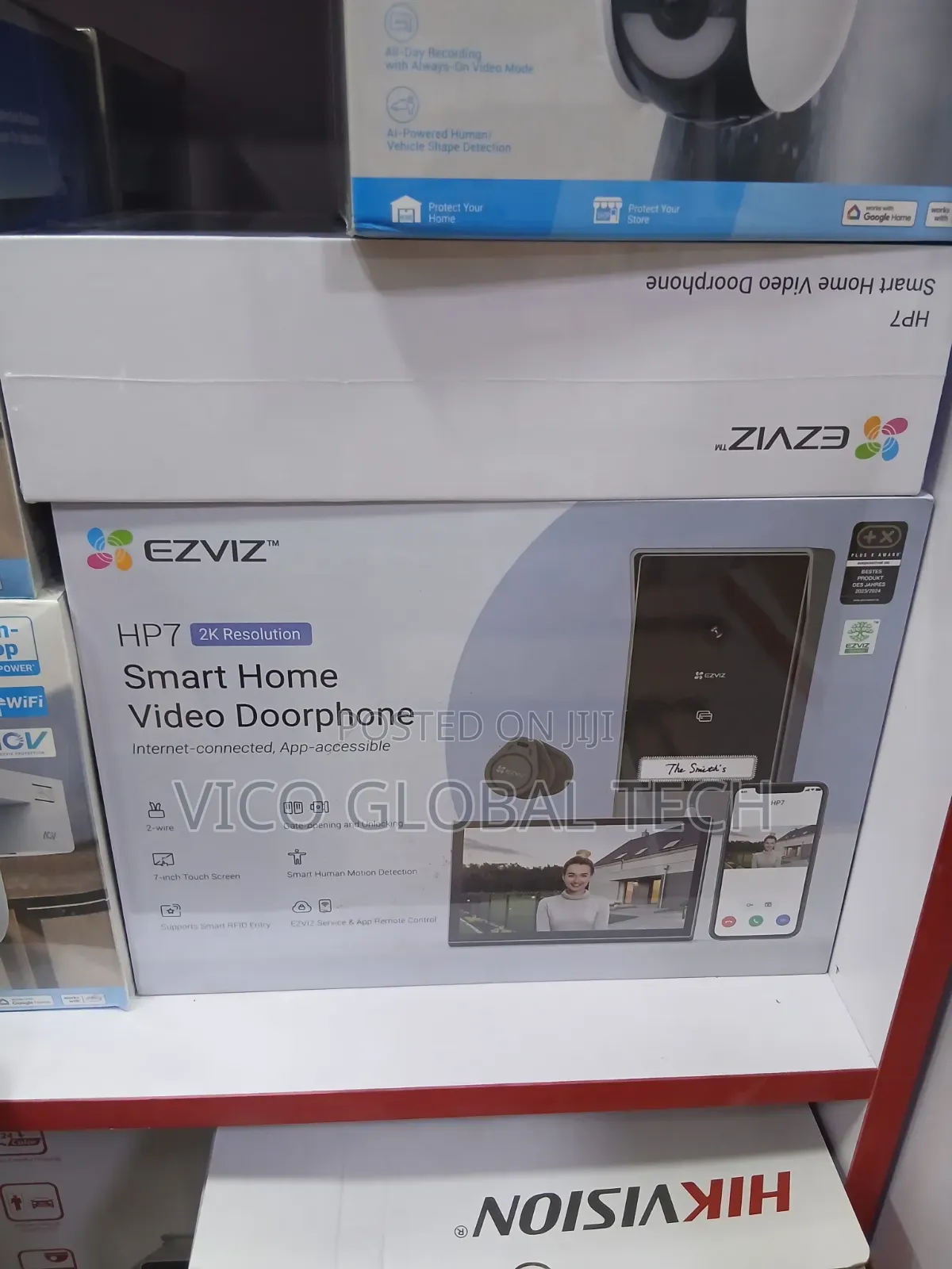 Ezviz Hp7 Smart Home Video Doorphone Camera 7-Inch Touch Screen