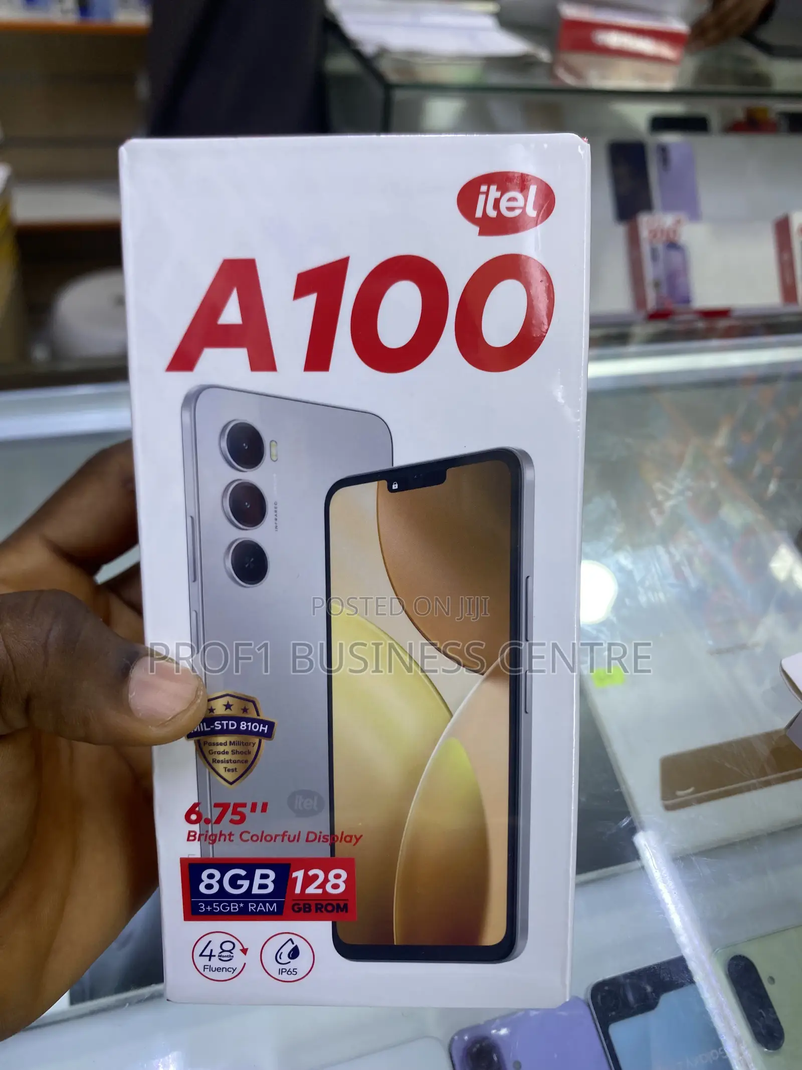 New Itel A100 128 GB Black