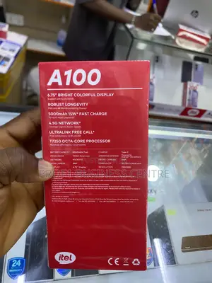 New Itel A100 128 GB Black