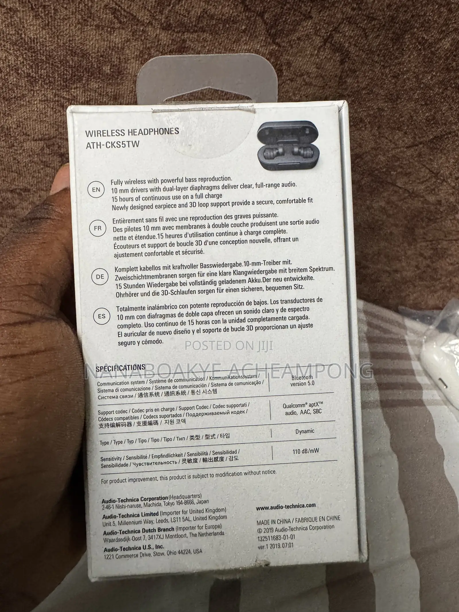 Original Uk Earbud for iPhone Androids