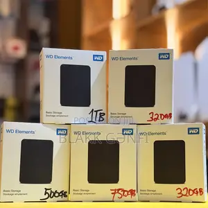 Wd Elements 320gb,500gb,750gb,1tb External Hard Drives