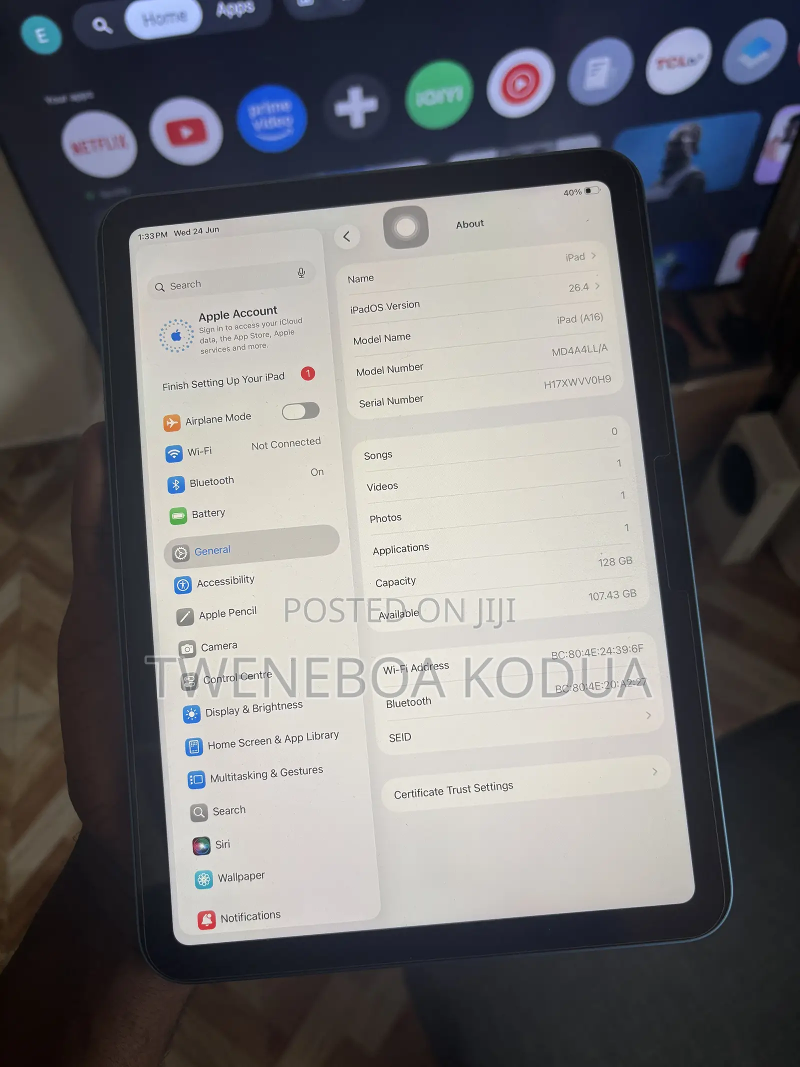 Apple iPad (2025) 128 GB Blue