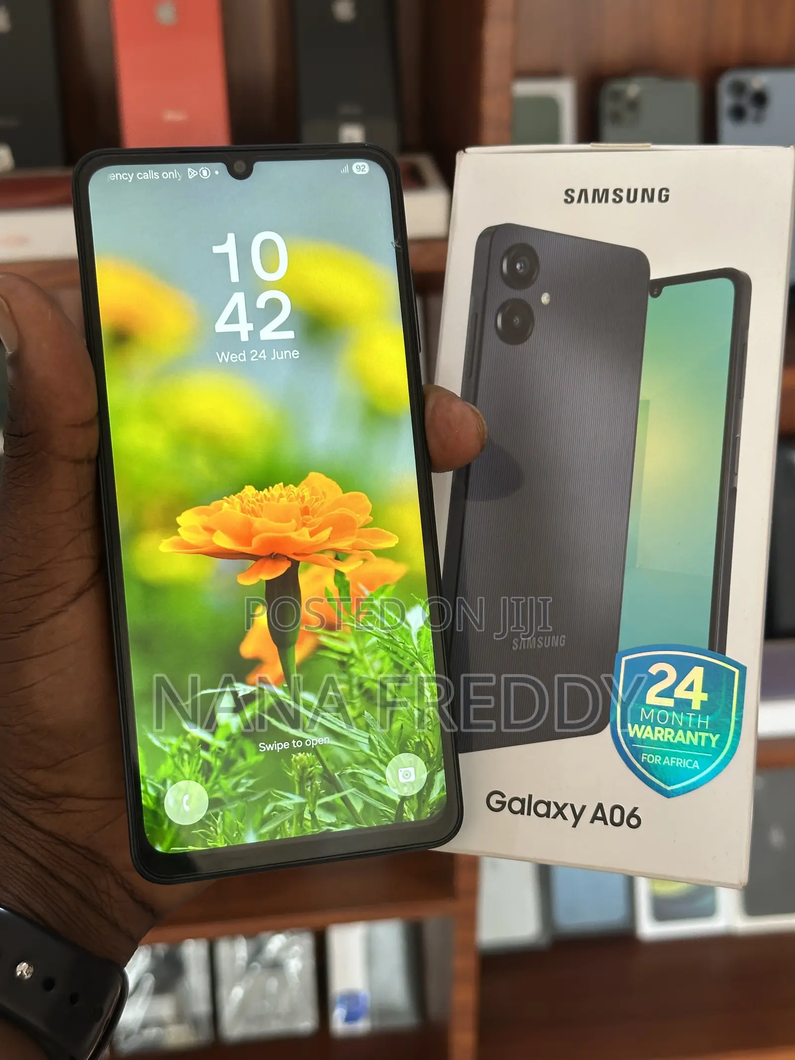 New Samsung Galaxy A06 64 GB Black