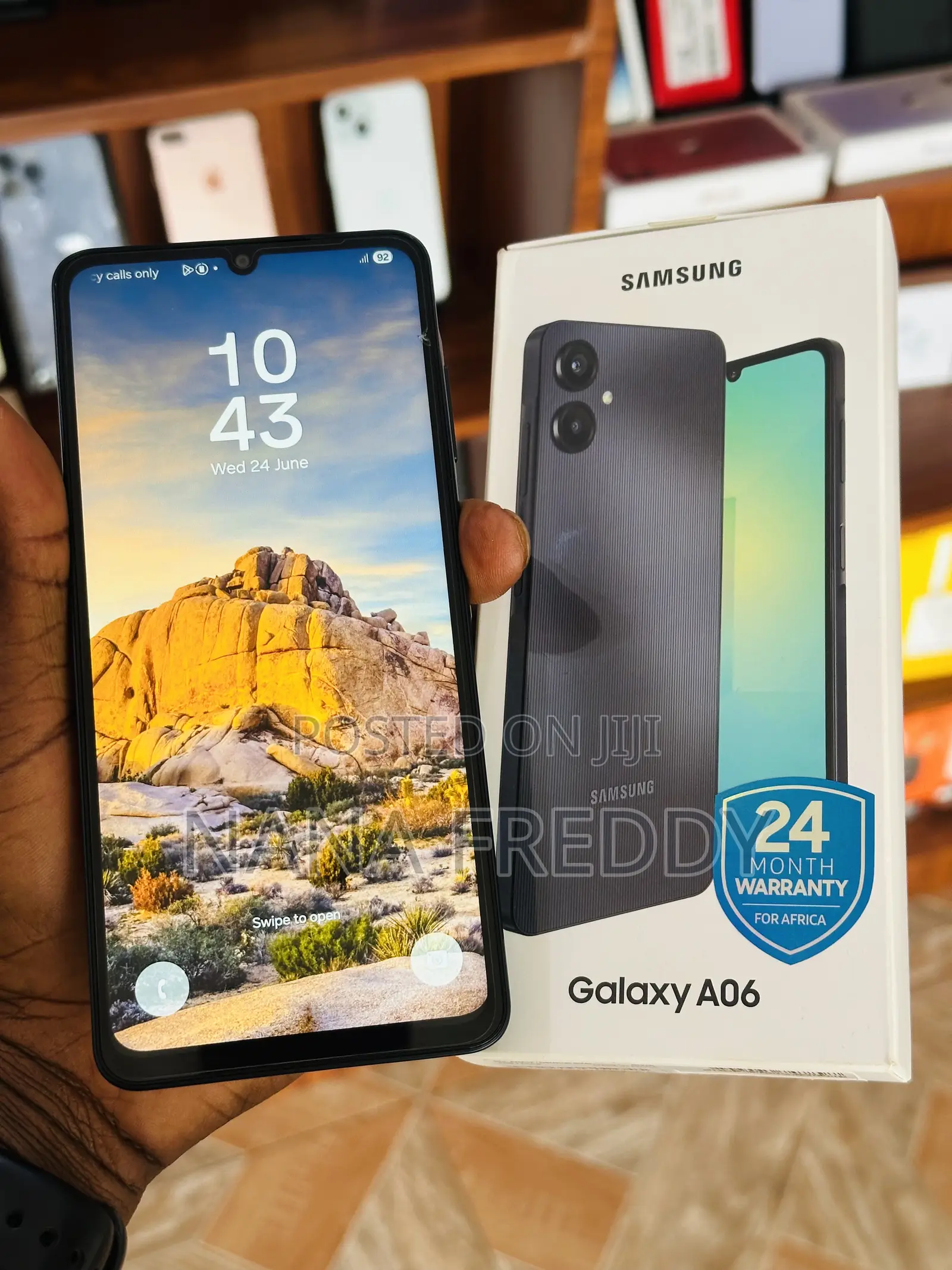 New Samsung Galaxy A06 64 GB Black