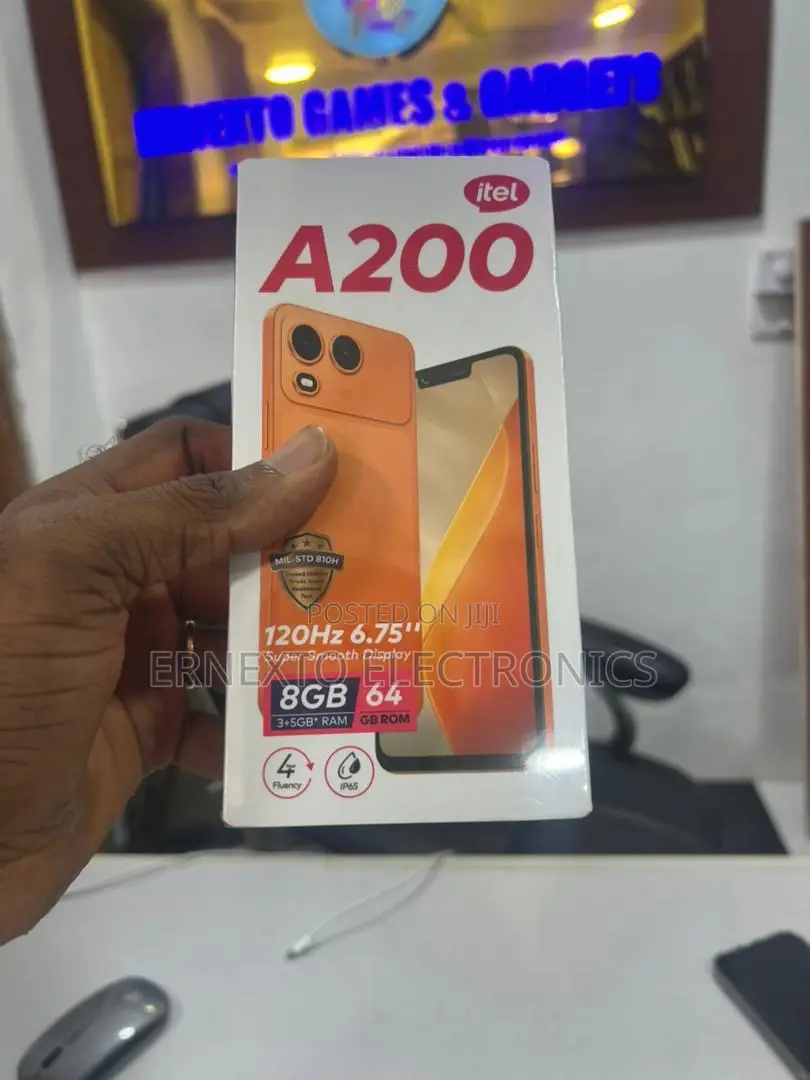 New Itel A200+ 64 GB Yellow