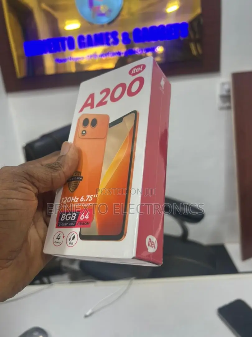New Itel A200+ 64 GB Yellow