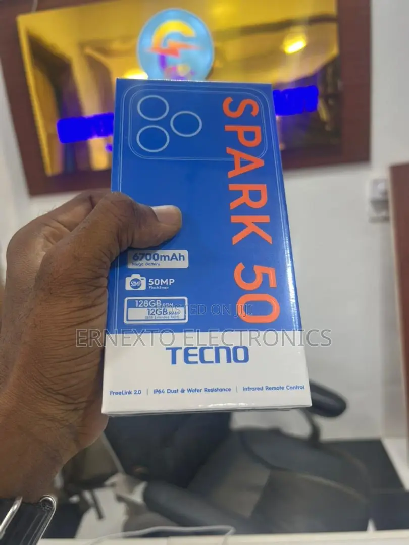 New Tecno Spark 50 128 GB Black