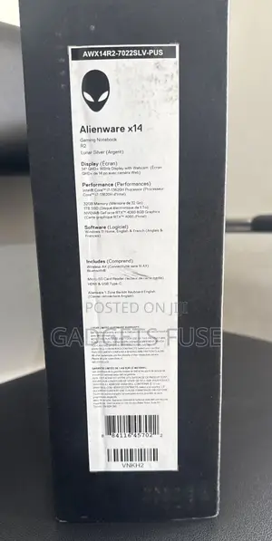 New Laptop Alienware X14 32GB Intel Core i7 SSD 1T