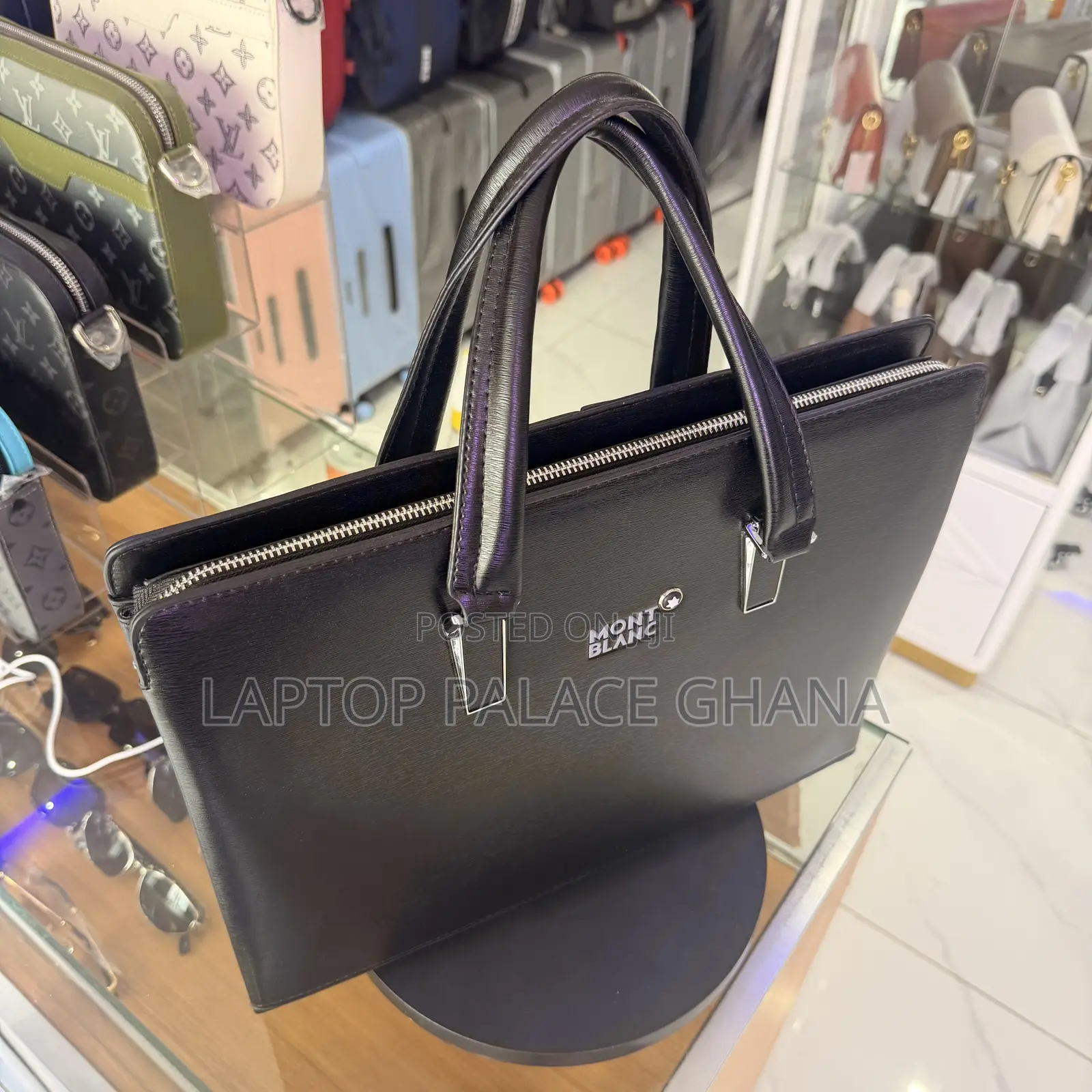 Montblac Unisex Bag Leather