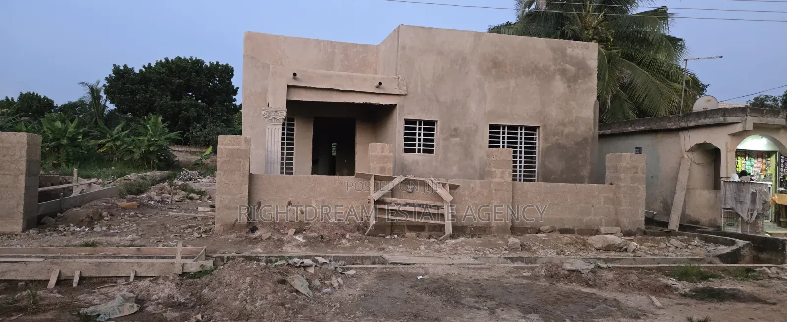 3 Bedroom House on a 45x130 Ft at Esereso Feyiase