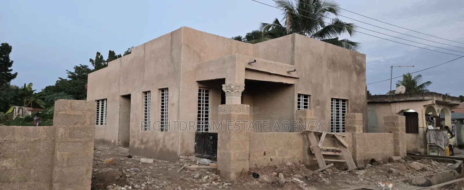 3 Bedroom House on a 45x130 Ft at Esereso Feyiase