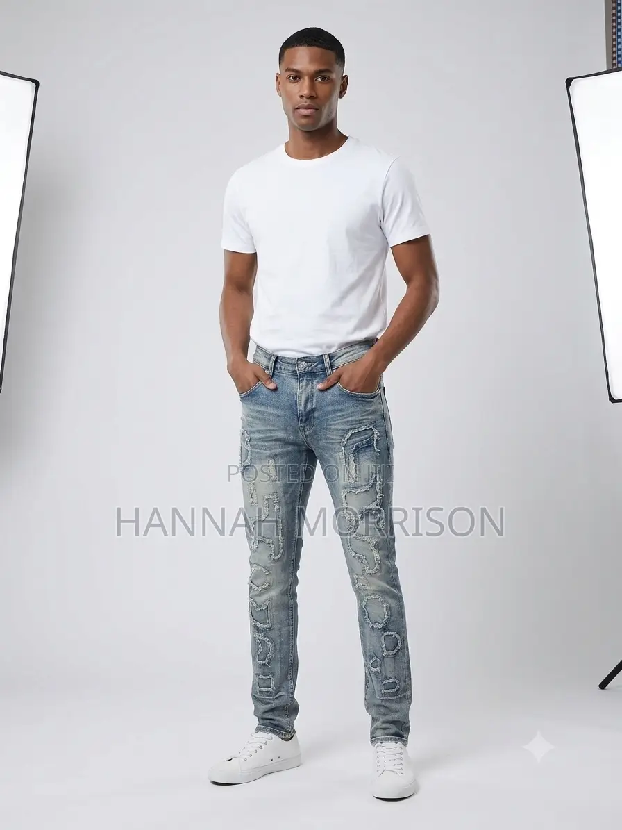 Men Quality Faded Jeans