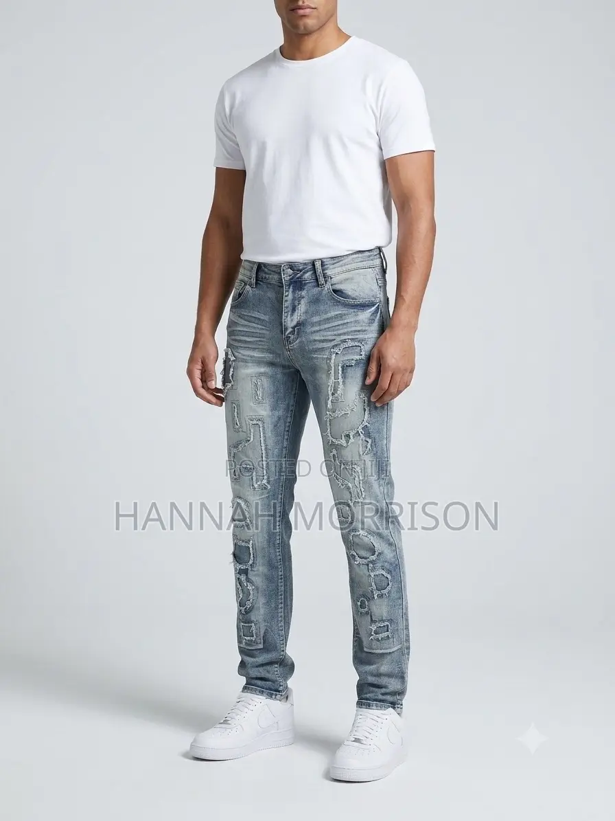 Men Quality Faded Jeans