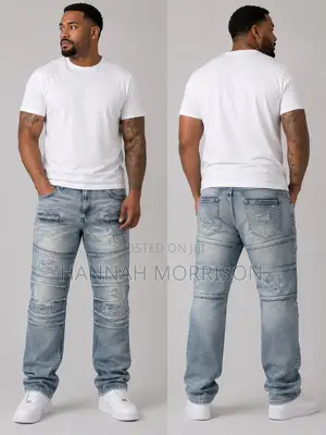 Men Quality Faded Jeans