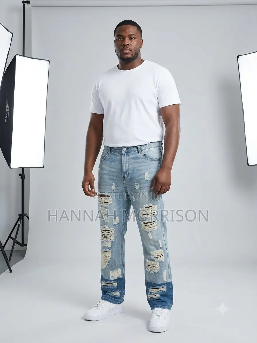 Men Quality Faded Jeans