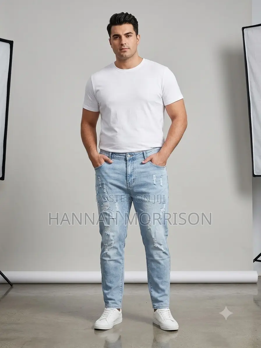 Men Quality Faded Jeans