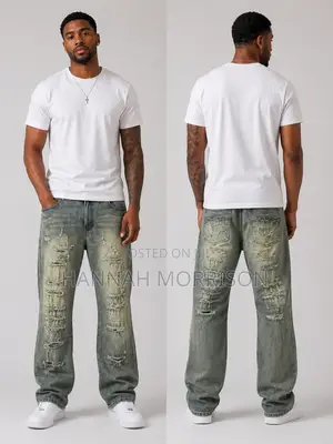 Men Quality Faded Jeans