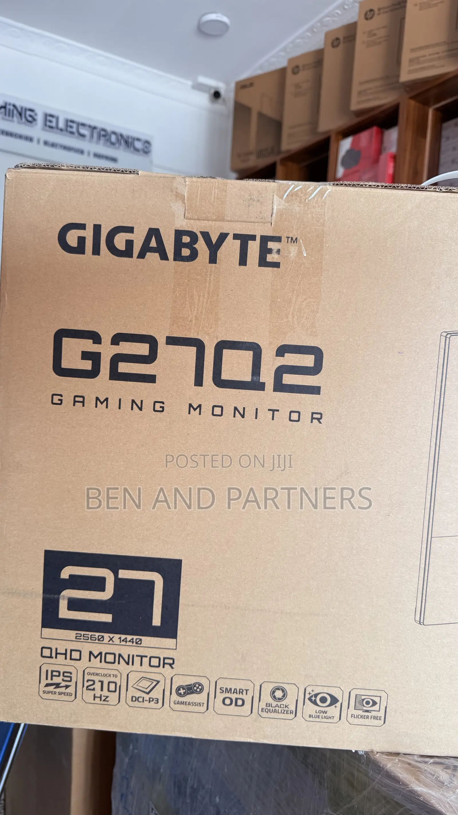 Gigabyte 27”, Qhd, Ips, 210hz, 1ms, Type—C, Hdr, G-Sync Gaming Monitor
