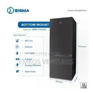 Sigma Standing Fridge 163l