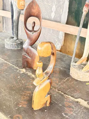 Wood Shadow Love Caving Sculpture