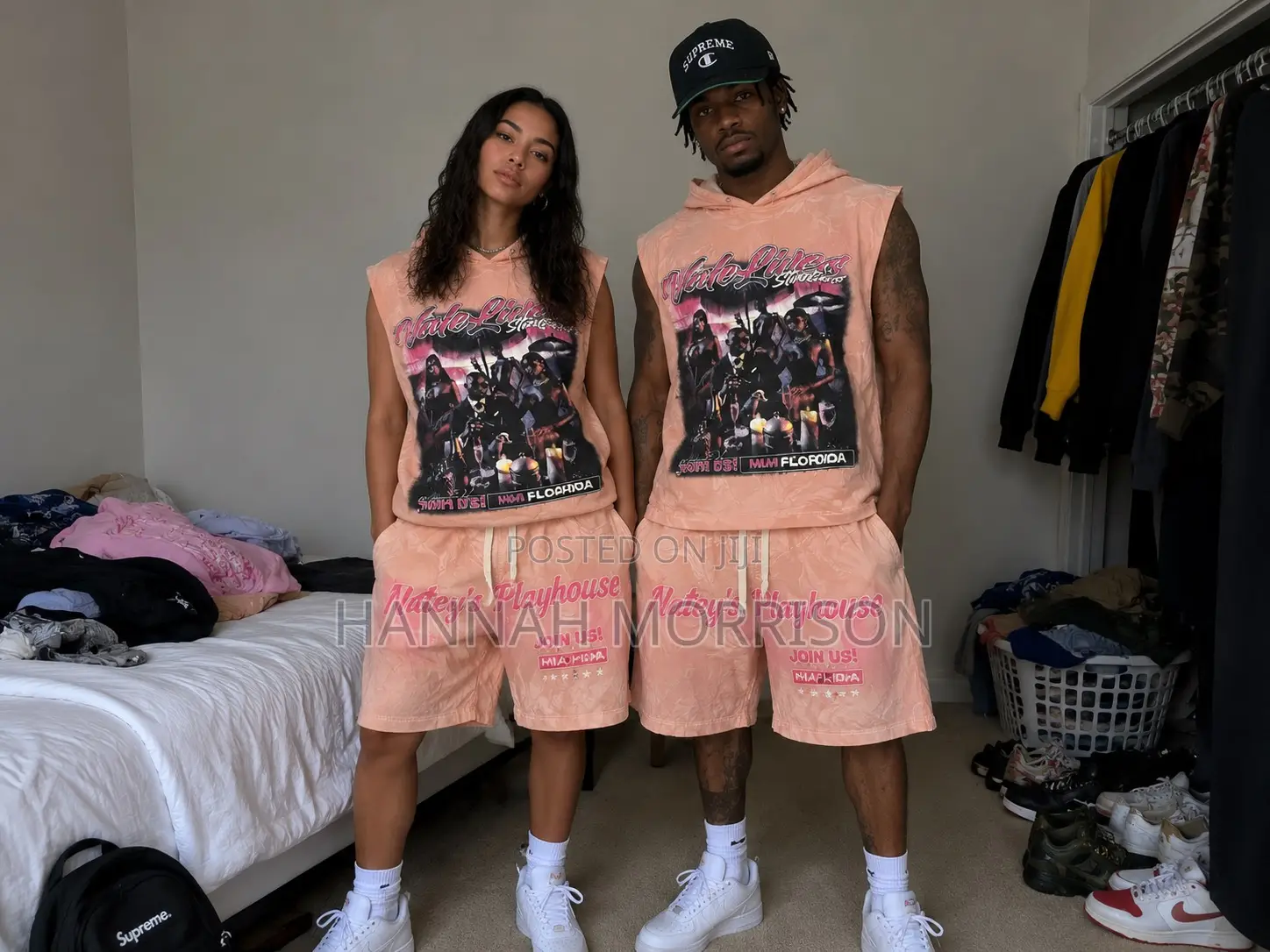 2pc Shorts and Hoodies Top for Sale