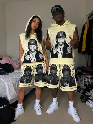 2pc Shorts and Hoodies Top for Sale