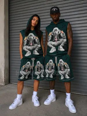 2pc Shorts and Hoodies Top for Sale