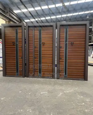A Giant Door With 3 Central Locks Available