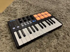 Professional Midi Keyboard 25 Keys With Drum Pad and Play/Pause/Record
