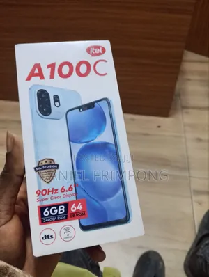 New Itel A100C 64 GB Black
