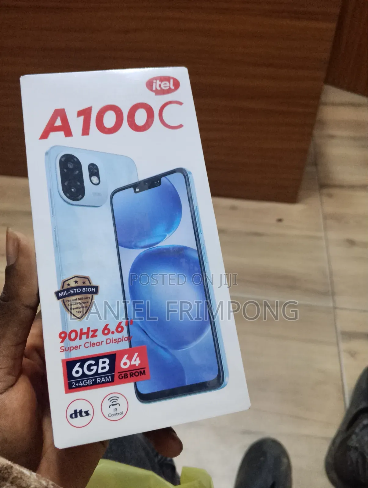 New Itel A100C 64 GB Black